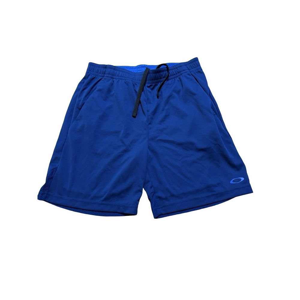 Oakley Enhance Technical 7 Inch Shorts Mens Small Dark Blue 442472 NEW